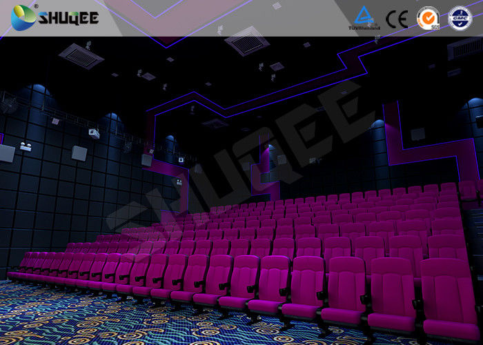 China 100 Seats Sound Vibration Cinema Movie Theater Seats Bubble / Rain / Wind / Lightning factory