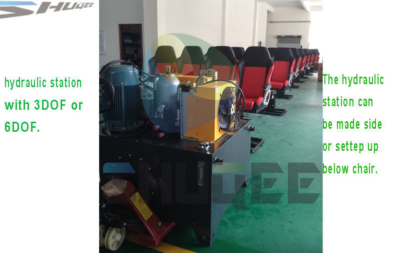 China 4D motion chair hydraulic system, Motion Theater Chair , 6DOF platform motion chair factory