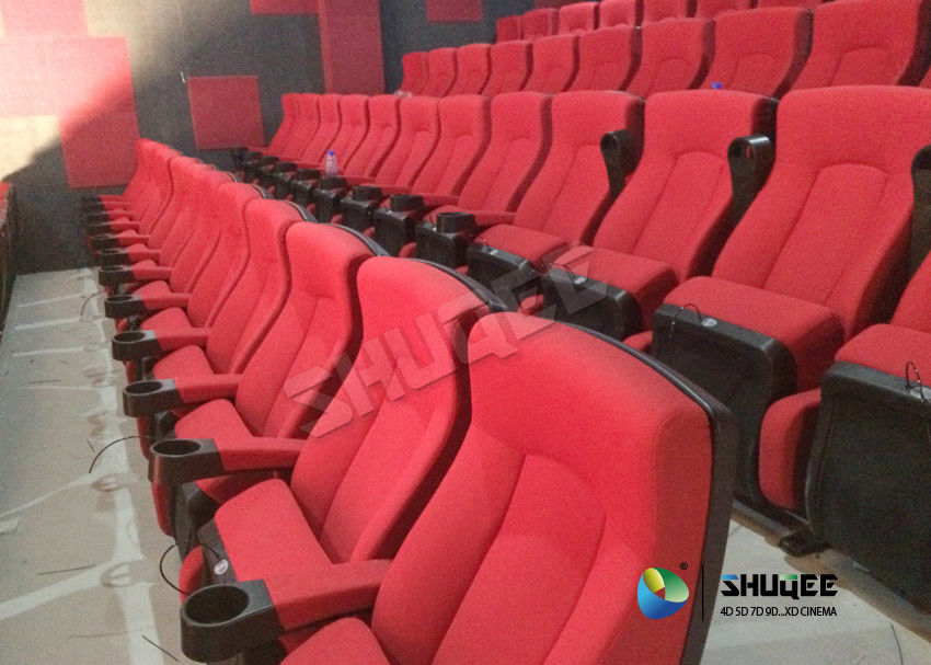 China Easy Cleaning Sound Vibration Solid Chair Genuine Leather Theater Chairs factory
