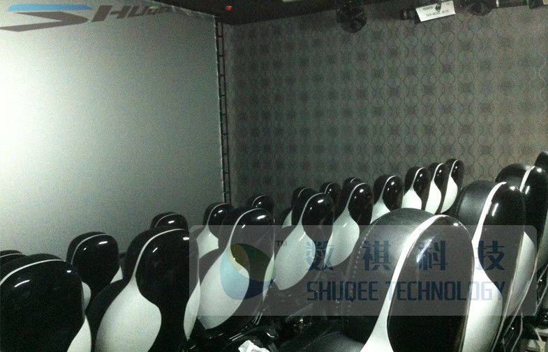 China Pneumatic 6D Cinema Equipment With Silence Air Compressor / Motion Chair factory