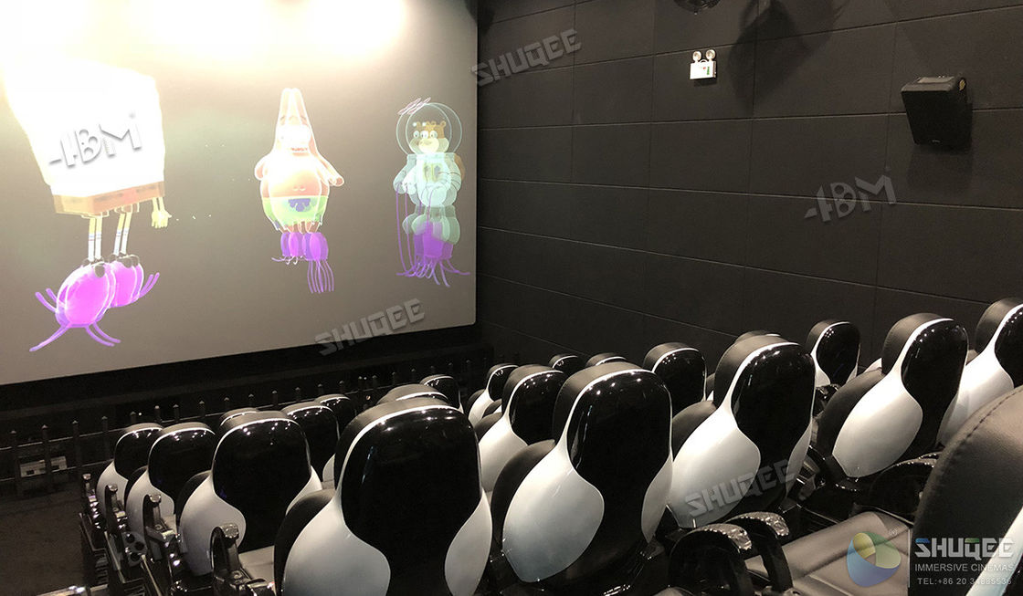China 12HZ Vibration Frequency 7D Movie Theater For Playground Center factory