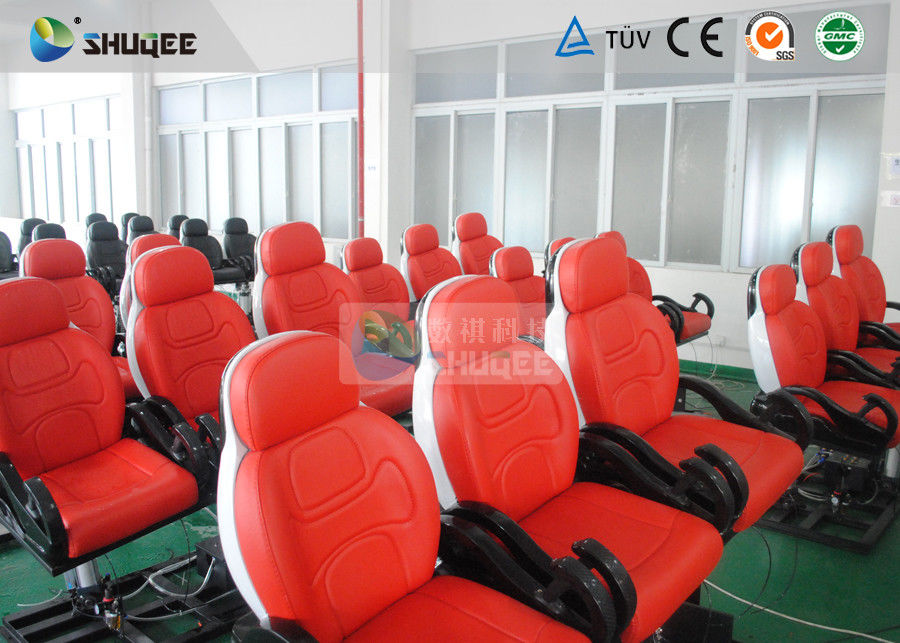 China 6 Seats Luxury Mobile 7d Theater Pneumatic / Hydraulic / Electronic Systems factory