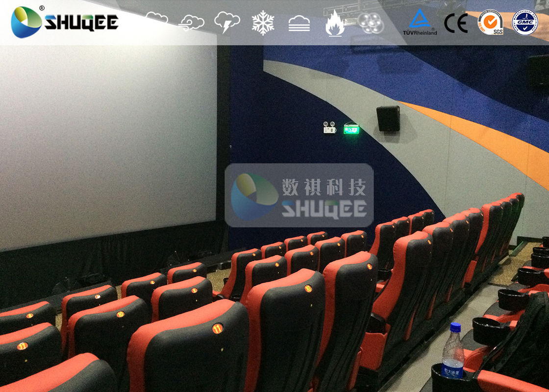 China CE Approval 4D Digital Cinema Equipment With Curved Screen / HD Projectors factory