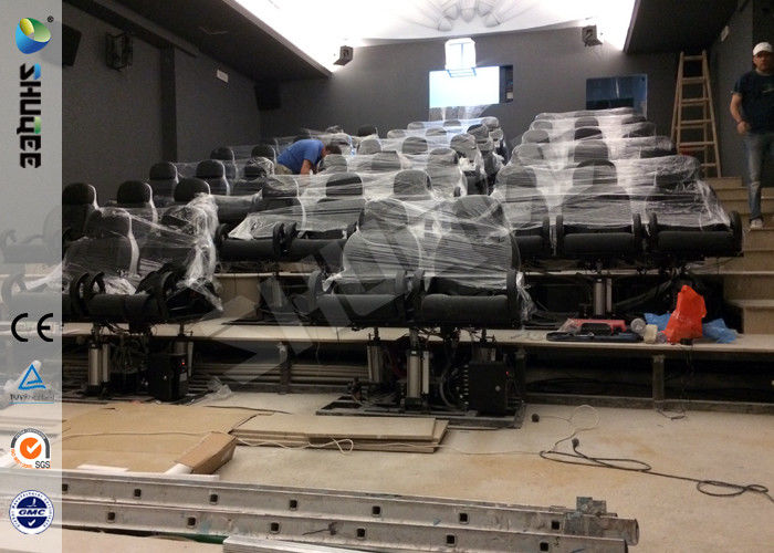 China Servo Electronic And 5.1 Audio 6D Cinema Equipment With Dynamic Chairs factory