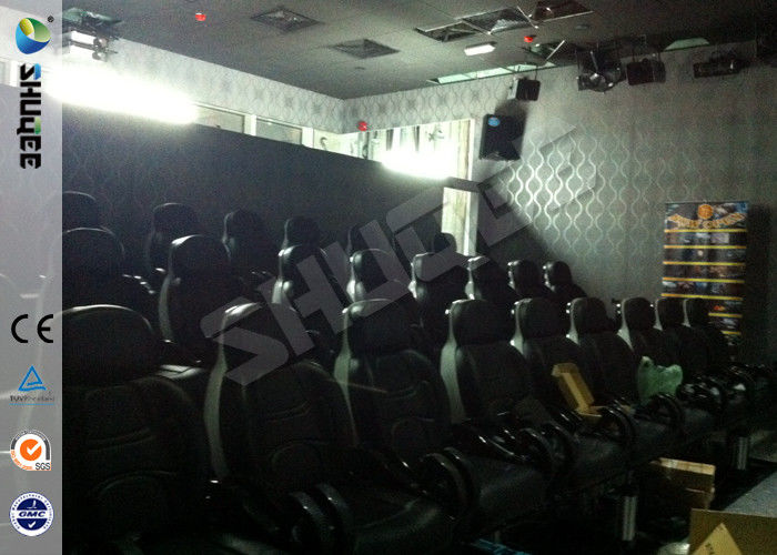 China Prominent Theme 6D Movie Theater System With Pneumatic / Hydraulic Control Motion Chair factory