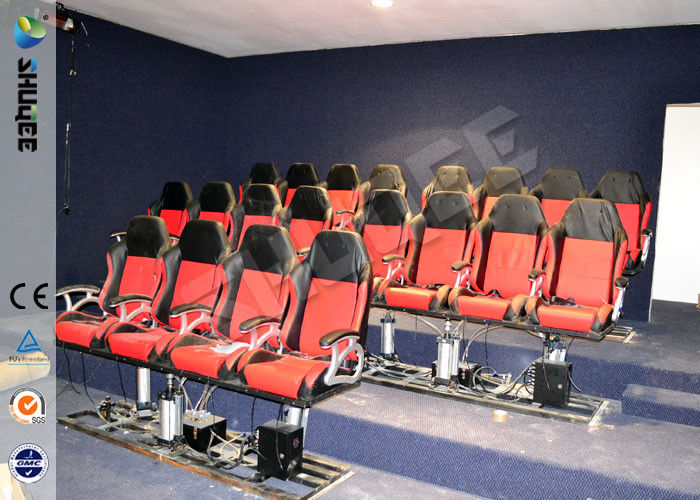 China Eletronic / Pneumatic 3DOF Motion Theater Chair With Wood Frame Carton factory