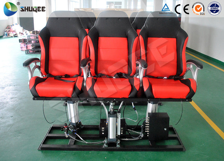 China Power-driven Mobile Chair 4D Cinema Equipment With 5.1 / 7.1 Audio System factory