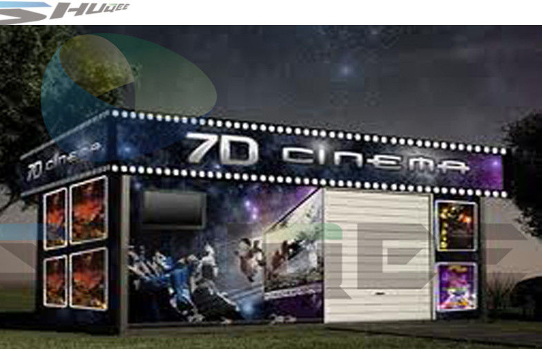 China 7D Cinema System, Simulation Theater With Snow, Rain, Smoke Special Effects Equipment factory