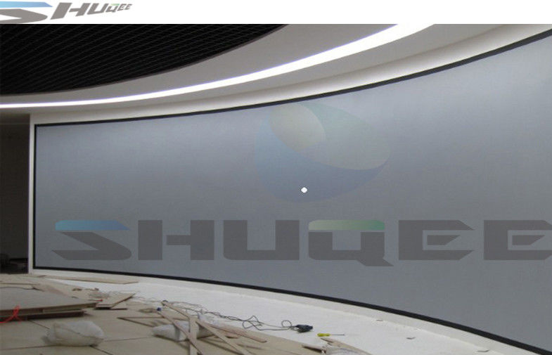China Customized 3D Cinema System, Large Arc Theater Screen For Exhibition, Popular Science factory