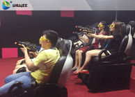 Indoor 3 Seater Shooting Gun Game 7D Cinema Movie Theater Interactive Machine