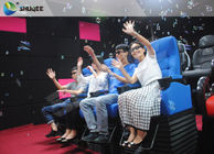 Huge Screen 4D Cinema System Movement Chair Fog Effects 100 Seats