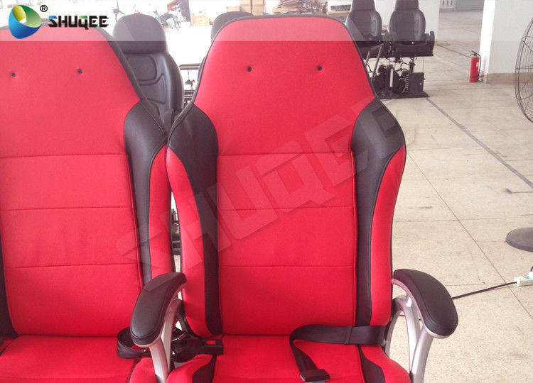 Electronic / Pneumatic 5D Theater System Safe Motion Seats Digital Theater System