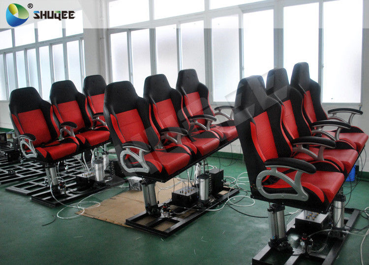 Electronic / Pneumatic 5D Theater System Safe Motion Seats Digital Theater System