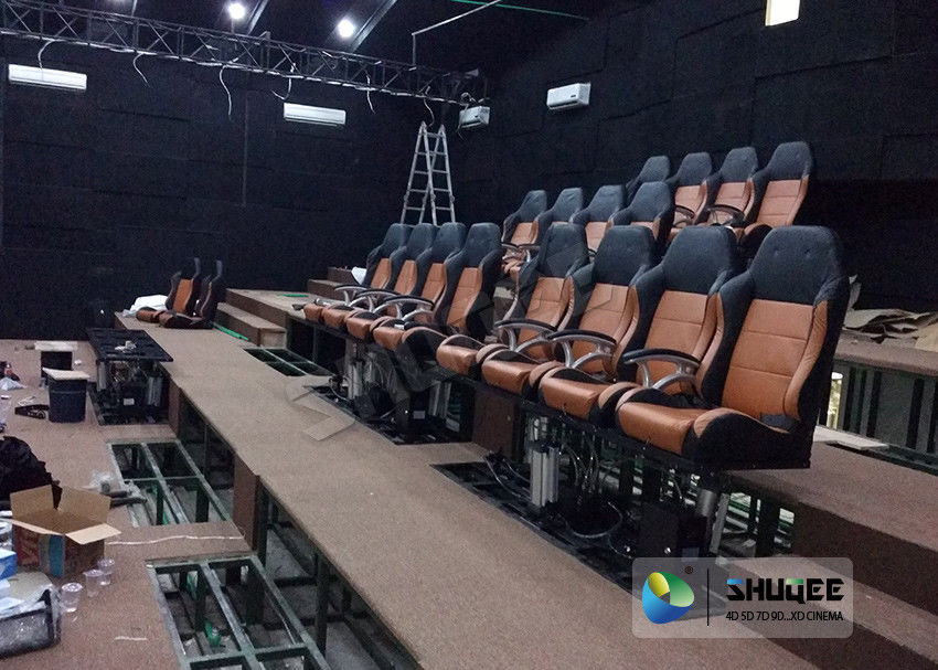 China Comfortable 4D Cinema Seat With Pu Or Genuine Leather Seats factory