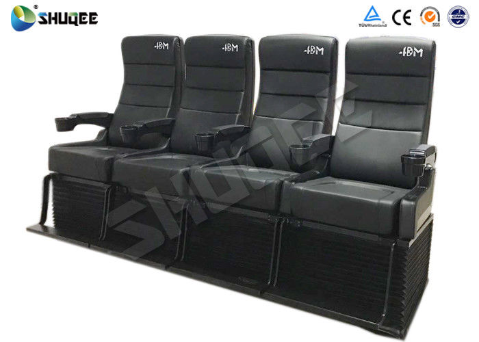 China Safety 4D Movie Theater With Pure Hand - Wrapped PU Leather Motion Seats factory