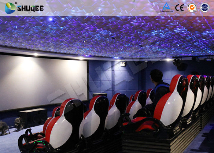 China 30 People Motion Chairs XD Theatre With Cinema Simulator System / Special Effect factory