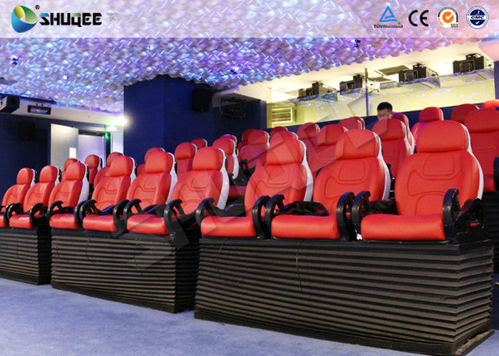 China Entertainment Park 12D Cinema XD Theatre With 3 DOF Electric Chairs 180KG factory
