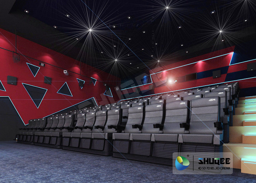 China Customize 4D Cinema System Pneumatic / Hydraulic / Electric Motion Chairs With Movement factory