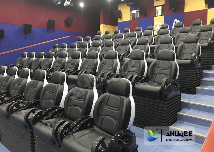 China Unique 5D Cinema Equipment Electric Or Pneumatic System / Motion Theater Chair factory