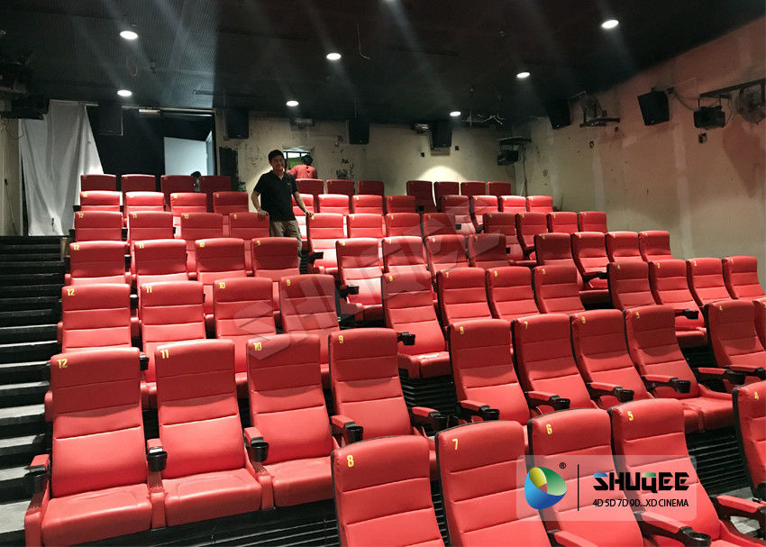 China Commercial Electric 4D Cinema Theater For Scenic Sport / 4D Amusement Park factory