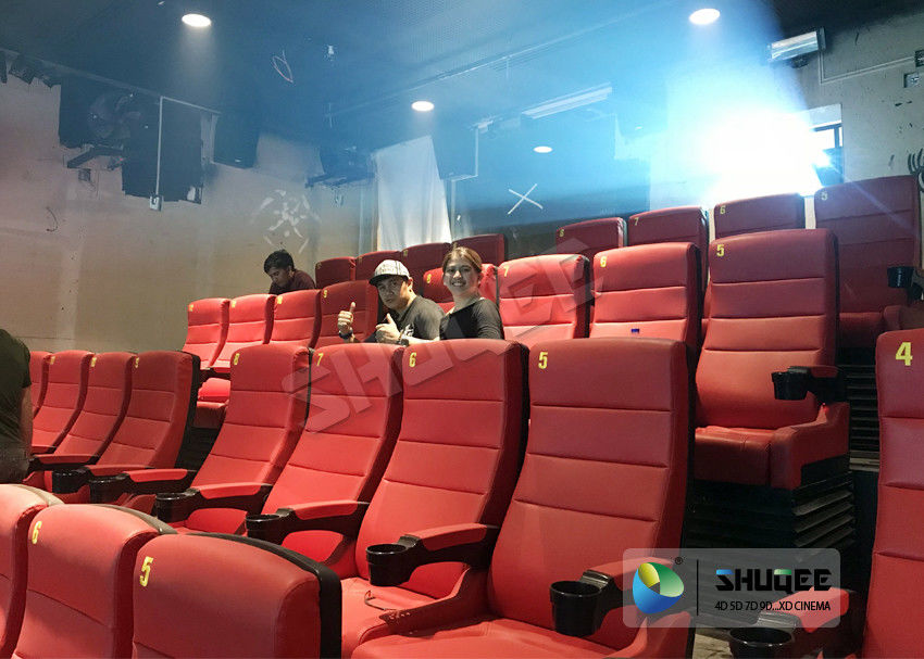 China 220V 4D Cinema System With Hollywood Movies / Home Theater Seats factory