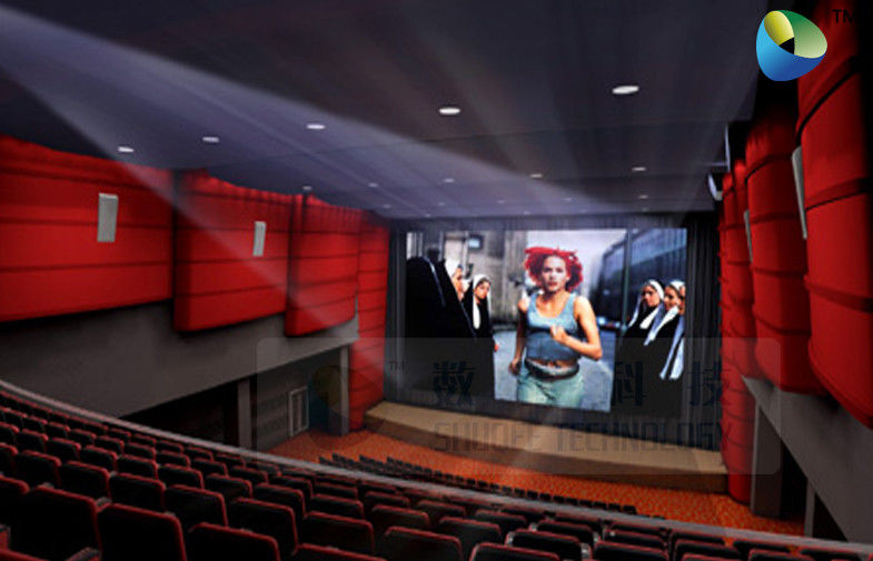 China Kino BlueRay 3D Movie Systems Yamaha Speaker Comfortable Seats With Ace Curve Screen factory