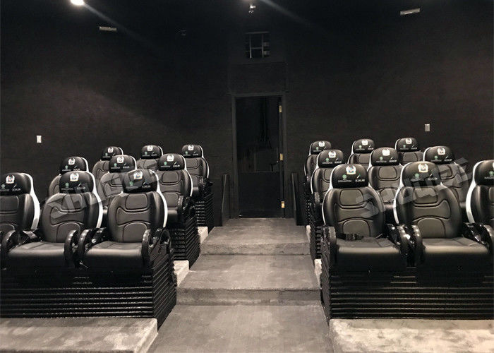 China Real Leather Interactive Mobile 5D Cinema Chair 3 Degrees Of Freedom / 5D Cinema System factory