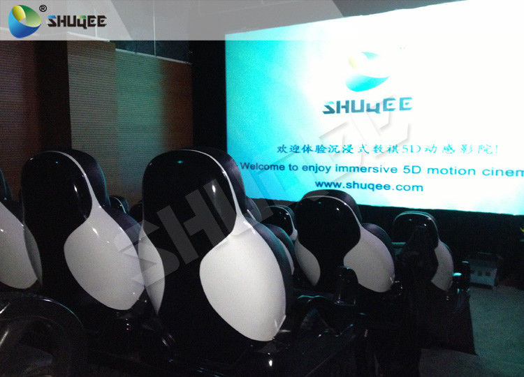 China Upgraded Immersive 5D Movie Theater With Platform Chairs Quick And Easy Installation factory