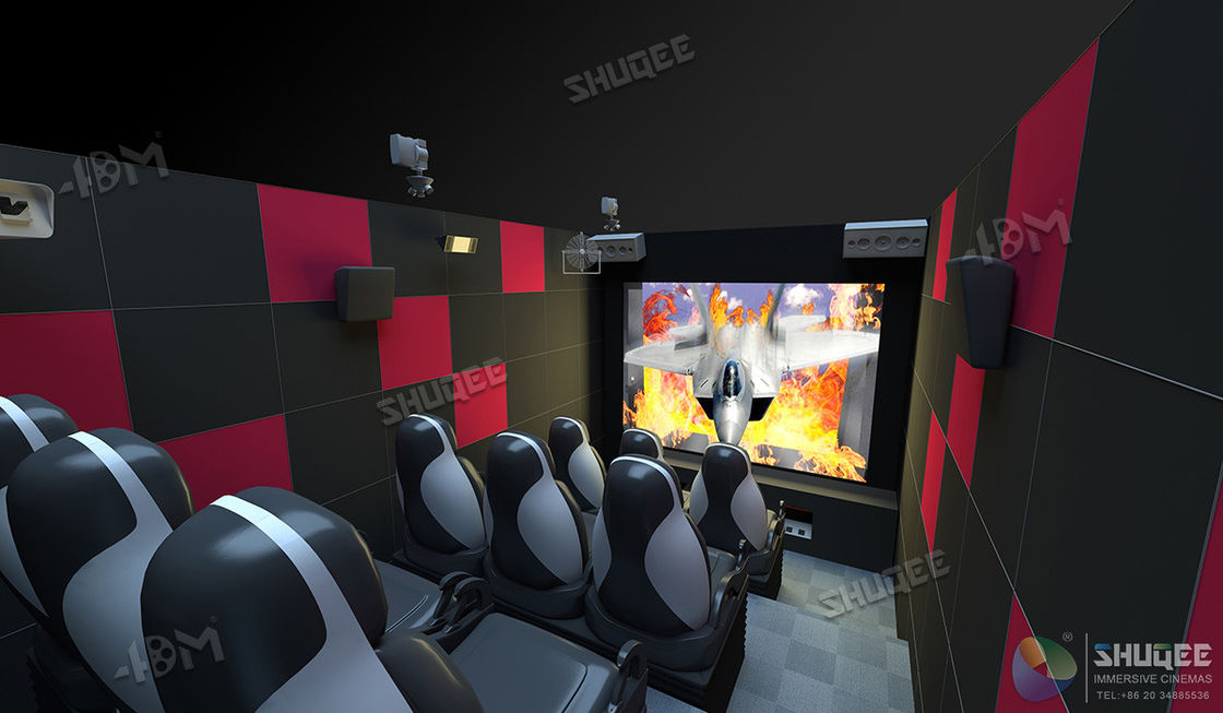 China Mini Mobile 5D Cinema Theater For Science / Amusement Novel And Unique Experience factory