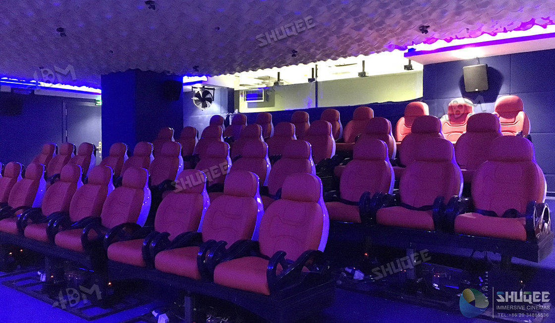 China Elegant Electric Dynamic 7D Cinema System In Entertainment Places factory