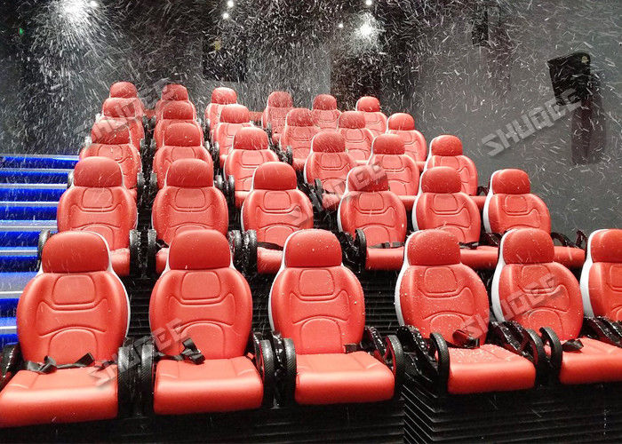 Interactive 7D Movie Theater / 5D Motion Cinema Motion Seat Theater Simulator Amazing