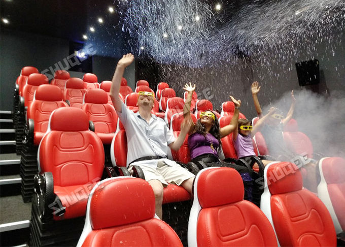 Interactive 7D Movie Theater / 5D Motion Cinema Motion Seat Theater Simulator Amazing 0