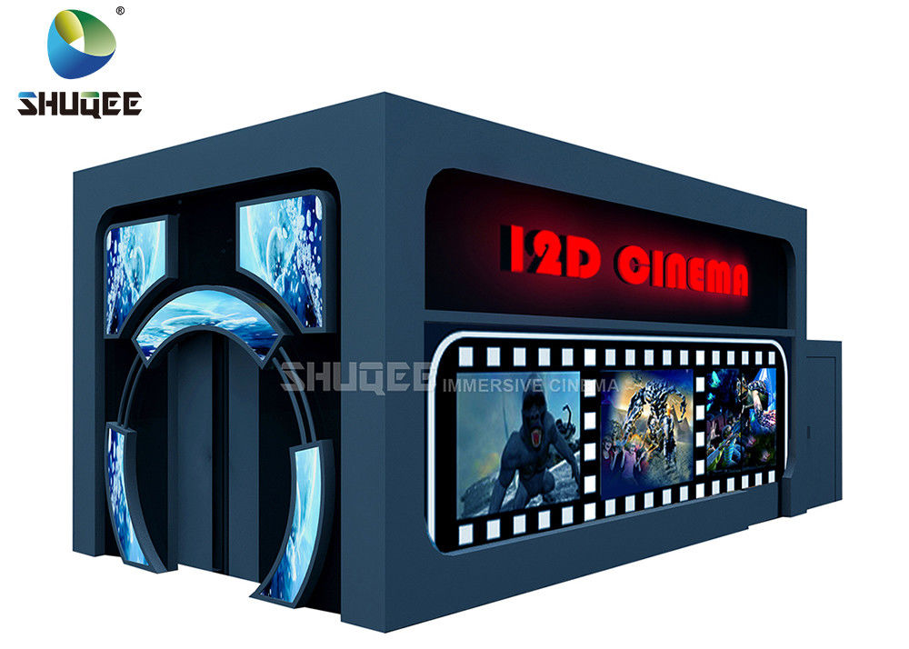 China Arc Screen Movie Theater Equipment 12D Cinema Truck Vibration Frequency 12HZ factory