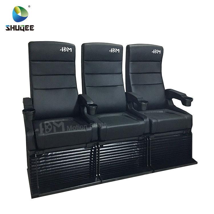 China Modern 4D Cinema Chair / Comfortable VIP High Back Movie Theater Seat factory