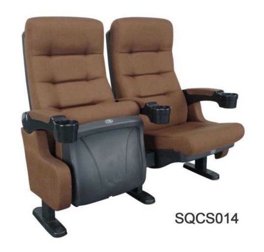China Comfortable Brown Fabric Chairs For Cinemas Lecture Halls Auditorium factory