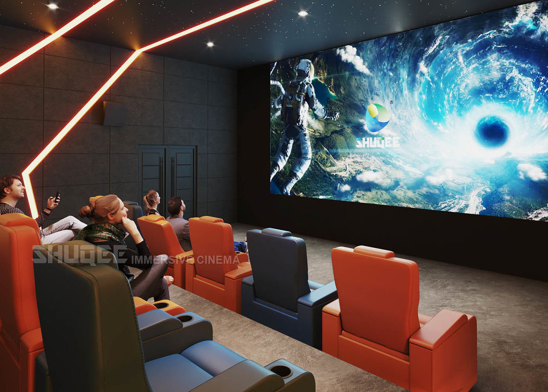 Luxury Home Cinema Couple Red VIP Leather Cinema Sofa Retro Soft Movie Theater Seats 0