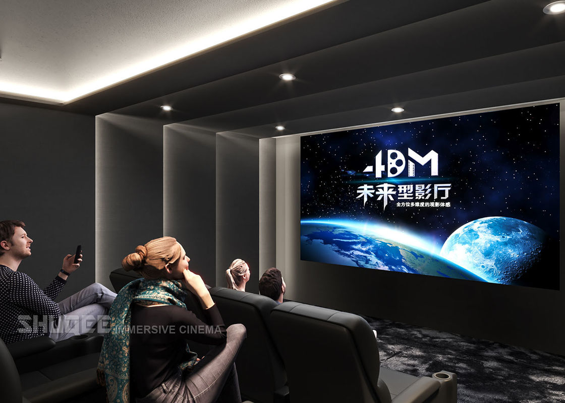 China Theater Movie Projector Home Cinema System With 7.1 Speakers / Reclining Chairs factory