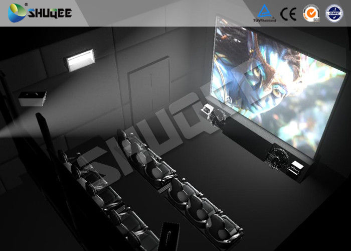 China Interactive 5D Projector Cinema Simulation 5D Theater System 5D Cinema Movie For Amusement factory