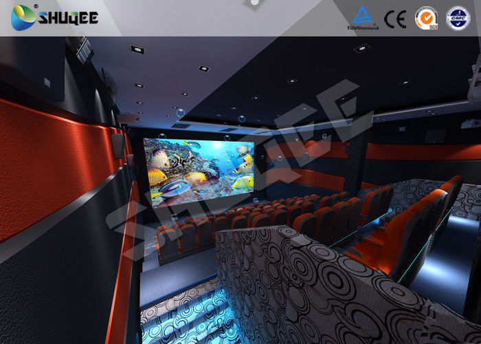 30 - 50 People Large 5D Digital Theater System With 4D Dynamic Motion Seats