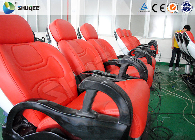 China 6 Dof Mobile Theater Chair , 4d Cinema Custom Motion Control System factory