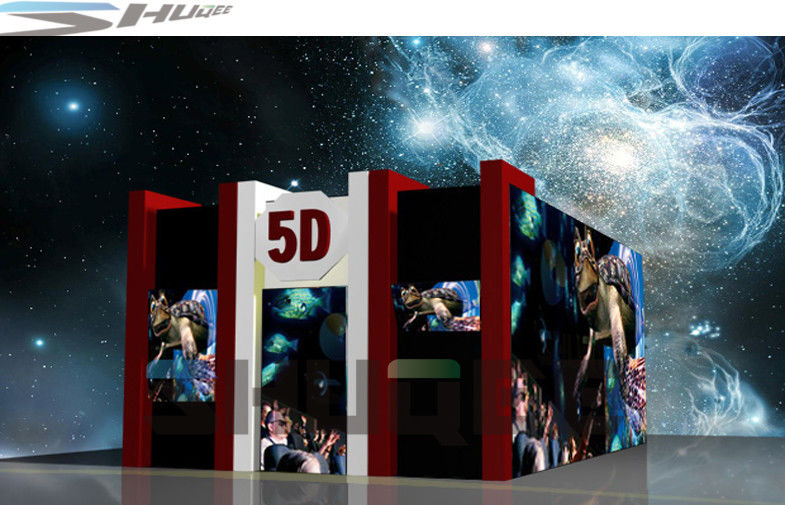 China Luxury Motion Chairs 5D Film 5D Movie Theater With Special Effect Equipment factory