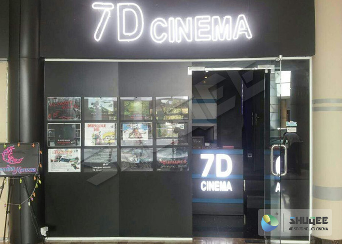 Thrilling Action Ride 5D Theater System Hydraulic Motion 5D Kino With Cabin