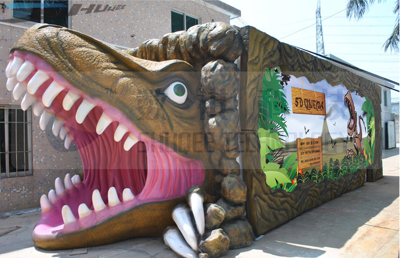 Dinosaur House 5D Movie Theater 12 Seat Simulator Chairs With JBL Sound System