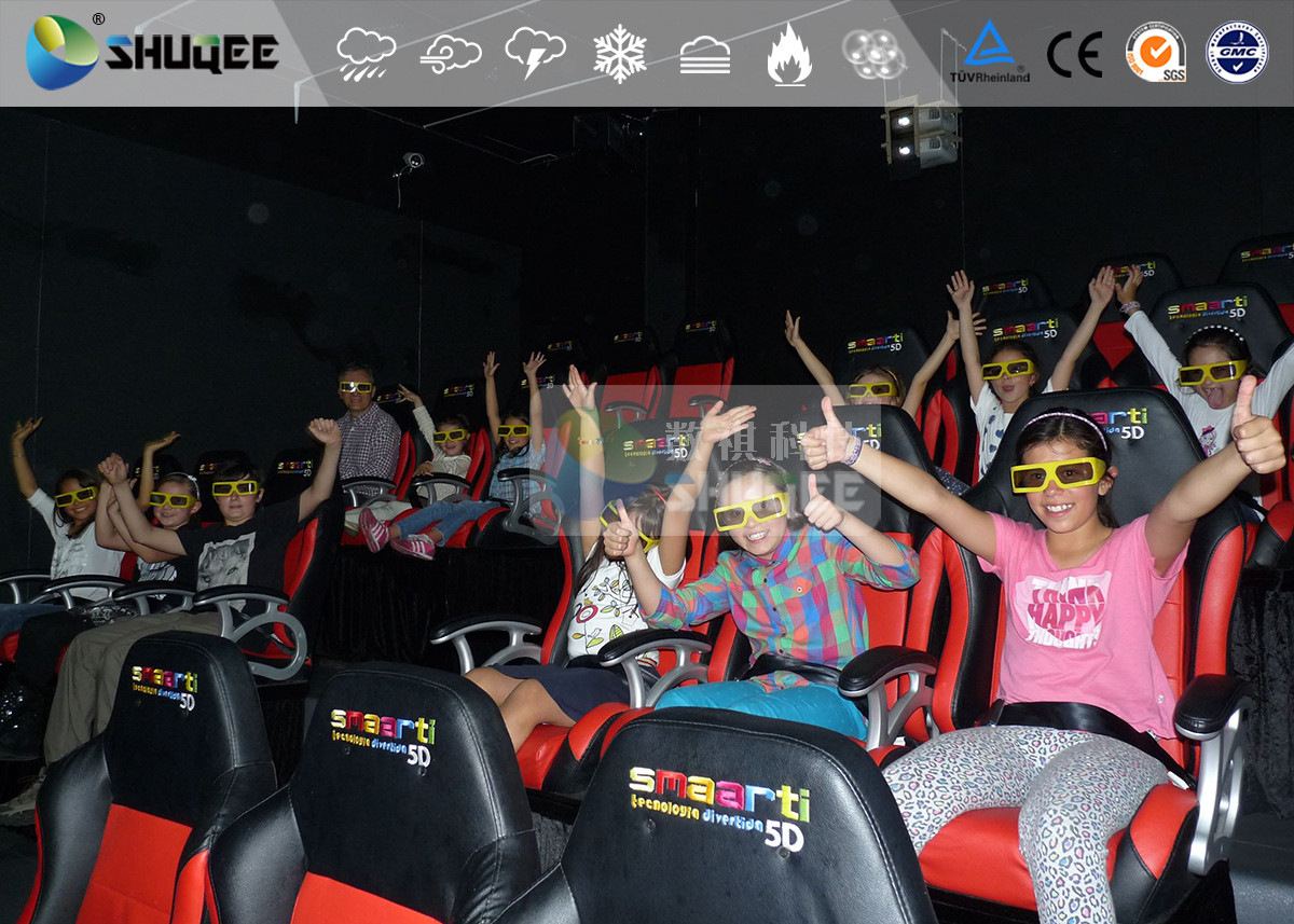 Amazing 7d Simulator Cinema With Pneumatic / Hydraulic / Electronic Systems